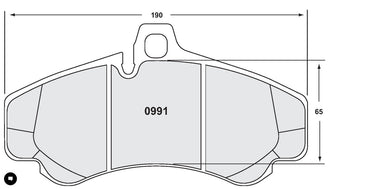 PFC Brake Pads 991.08.17.44 Front